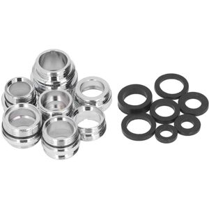 COOCHEER 7Pcs Faucet Adapter Kit, Brass Male Female Joint for Garden Hose, Kitchen Sink, Water Filter, Standard Hose COOCHEER 7Pcs Faucet Adapter Kit, Brass Male Female Joint for Garden Hose, Kitchen Sink, Water Filter, Standard Hose