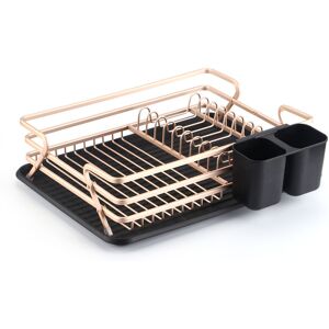 Tonchean - Aluminum Dish Drainer with Removable Tray, 43 x 31.5 x 11 cm, Champagne Gold Tonchean - Aluminum Dish Drainer with Removable Tray, 43 x 31.5 x 11 cm, Champagne Gold