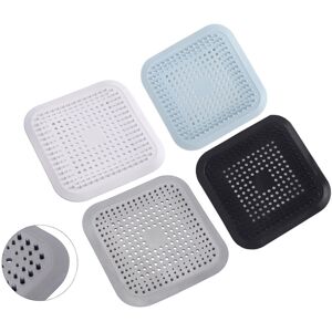 Alwaysh - 4 Pack Silicone Hair Catcher with Suction Cup, Bendable Drain Protector, Hair Strainer, Universal Sink Drain Filter for Kitchen, Bathroom, Alwaysh - 4 Pack Silicone Hair Catcher with Suction Cup, Bendable Drain Protector, Hair Strainer, Universal Sink Drain Filter for Kitchen, Bathroom,
