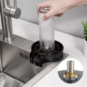 GOTRAYS Automatic Sink Rinser, Glass Washer for Kitchen Sink, Kitchen Sink Accessories for Home, Bars and RestaurantsBaby Bottle Cleaning GOTRAYS Automatic Sink Rinser, Glass Washer for Kitchen Sink, Kitchen Sink Accessories for Home, Bars and RestaurantsBaby Bottle Cleaning