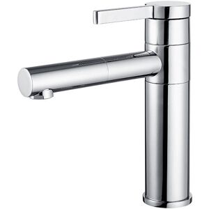 Gotrays - Bathroom Sink Faucets 360 Rotation Spout Basin Mixer Tap Hot and Cold Water Taps,Silver Gotrays - Bathroom Sink Faucets 360 Rotation Spout Basin Mixer Tap Hot and Cold Water Taps,Silver