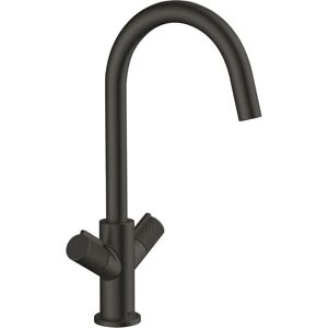 Bristan - Fern Matt Black EasyFit Kitchen Sink Mixer Tap + Easy Fit Base Bristan - Fern Matt Black EasyFit Kitchen Sink Mixer Tap + Easy Fit Base