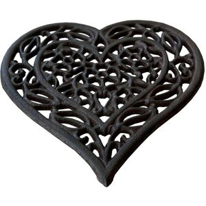 SELECTIONS Cast Iron Heart Shaped Trivet SELECTIONS Cast Iron Heart Shaped Trivet