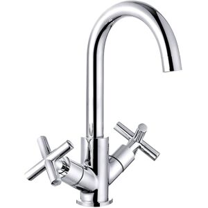 BALTERLEY Contemporary Cross Handle Kitchen Mixer Tap, Chrome BALTERLEY Contemporary Cross Handle Kitchen Mixer Tap, Chrome