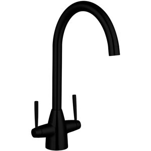 BALTERLEY Contemporary Dual Handle Kitchen Mixer Tap, Black BALTERLEY Contemporary Dual Handle Kitchen Mixer Tap, Black