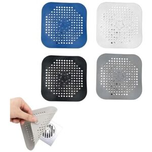 Csparkv - 14x14cm 4 Pack Silicone Drain Strainer, Drain Strainer, Bathtub Hair Strainer, Shower Hair Strainer, Kitchen Sink Drain for Kitchen, Csparkv - 14x14cm 4 Pack Silicone Drain Strainer, Drain Strainer, Bathtub Hair Strainer, Shower Hair Strainer, Kitchen Sink Drain for Kitchen,