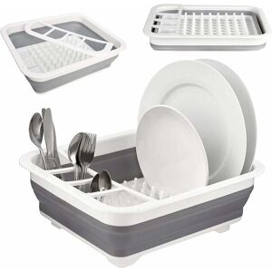 Gotrays - Foldable Drainer, Folding Cutlery Holder, Kitchen Sink, Camping Plastic Silicone Drainer Foldable Kitchen Dishes Gotrays - Foldable Drainer, Folding Cutlery Holder, Kitchen Sink, Camping Plastic Silicone Drainer Foldable Kitchen Dishes