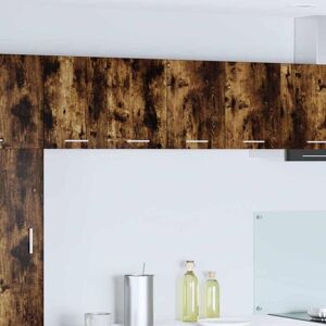 Hanging Cabinet 2 pcs Smoked Oak and White 60 x 31 x 40 cm vidaXL Hanging Cabinet 2 pcs Smoked Oak and White 60 x 31 x 40 cm vidaXL