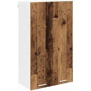 Hanging Cabinet Riga Old Wood 60 x 31 x 100 cm Engineered Wood vidaXL Hanging Cabinet Riga Old Wood 60 x 31 x 100 cm Engineered Wood vidaXL