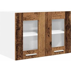 Hanging Cabinet Riga Old Wood 60 x 31 x 40 cm Engineered Wood vidaXL Hanging Cabinet Riga Old Wood 60 x 31 x 40 cm Engineered Wood vidaXL