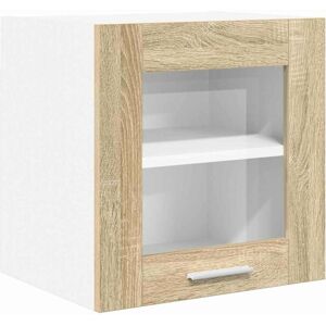 Hanging Cabinet Riga Sonoma Oak 40 x 31 x 40 cm Engineered Wood vidaXL Hanging Cabinet Riga Sonoma Oak 40 x 31 x 40 cm Engineered Wood vidaXL