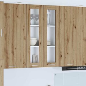 Hanging Cabinet Artisan Oak 60 x 31 x 100 cm Engineered Wood vidaXL Hanging Cabinet Artisan Oak 60 x 31 x 100 cm Engineered Wood vidaXL