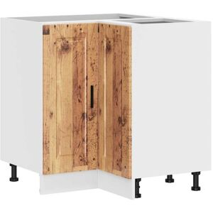 Vidaxl - Kitchen Corner Base Cabinet Porto Old Wood Engineered Wood Vidaxl - Kitchen Corner Base Cabinet Porto Old Wood Engineered Wood