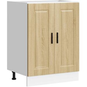 Kitchen Base Cabinet Porto Sonoma Oak Engineered Wood Vidaxl Kitchen Base Cabinet Porto Sonoma Oak Engineered Wood Vidaxl