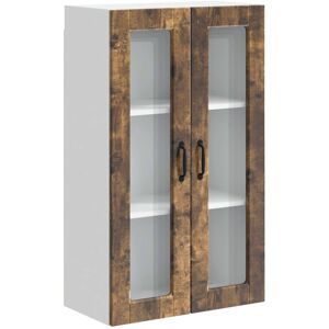 Kitchen Cabinet Smoked Oak 60 x 31 x 100 cm Engineered Wood vidaXL Kitchen Cabinet Smoked Oak 60 x 31 x 100 cm Engineered Wood vidaXL