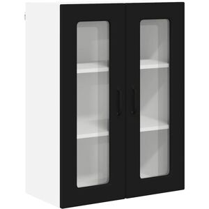 Kitchen Cabinet with Door Black 60 x 31 x 80 cm Engineered Wood vidaXL Kitchen Cabinet with Door Black 60 x 31 x 80 cm Engineered Wood vidaXL