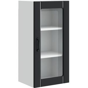 Kitchen Cabinet with Door Black 40 x 31 x 80 cm Engineered Wood vidaXL Kitchen Cabinet with Door Black 40 x 31 x 80 cm Engineered Wood vidaXL