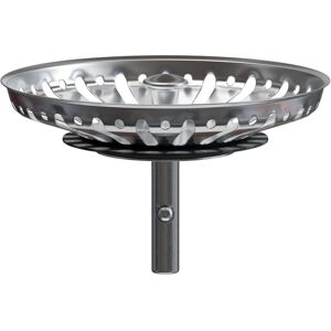 IKODM Kitchen Sink Drain Basket 80mm - Universal Stainless Steel Strainer, Pop-Up Basket Stopper, 32mm Pins IKODM Kitchen Sink Drain Basket 80mm - Universal Stainless Steel Strainer, Pop-Up Basket Stopper, 32mm Pins