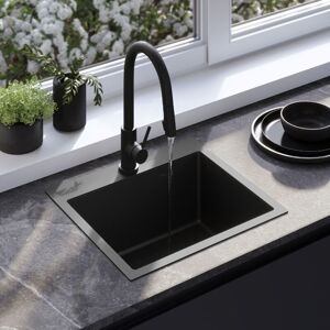 Kitchen Sink Rea Leo 50 Black Kitchen Sink Rea Leo 50 Black