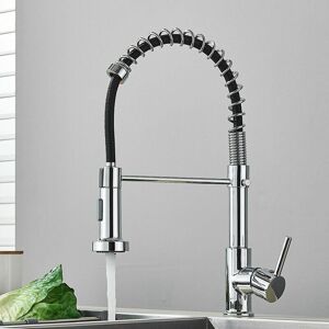 ZAMERY Kitchen Tap with Pull Down Lead-Free Spring Kitchen Sink Mixer tap Solid Brass Single Handle Single Hole 360° Swivel Sprayer Mixer Tap Cold and hot ZAMERY Kitchen Tap with Pull Down Lead-Free Spring Kitchen Sink Mixer tap Solid Brass Single Handle Single Hole 360° Swivel Sprayer Mixer Tap Cold and hot
