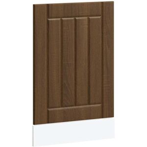 Dishwasher Panel Lucca Brown Oak Engineered Wood Vidaxl Dishwasher Panel Lucca Brown Oak Engineered Wood Vidaxl