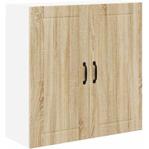 Kitchen Wall Cabinet Sonoma Oak 80 x 31 x 80 cm Engineered Wood vidaXL Kitchen Wall Cabinet Sonoma Oak 80 x 31 x 80 cm Engineered Wood vidaXL