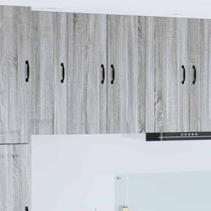 Kitchen Cabinet Grey Sonoma 30 x 31 x 80 cm Engineered Wood vidaXL Kitchen Cabinet Grey Sonoma 30 x 31 x 80 cm Engineered Wood vidaXL