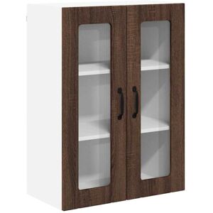 Kitchen Wall Cabinet Brown Oak 60 x 31 x 80 cm Engineered Wood vidaXL Kitchen Wall Cabinet Brown Oak 60 x 31 x 80 cm Engineered Wood vidaXL
