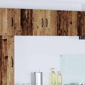 Kitchen Cabinet 2 pcs Old Wood 50 x 31 x 40 cm Engineered Wood vidaXL Kitchen Cabinet 2 pcs Old Wood 50 x 31 x 40 cm Engineered Wood vidaXL