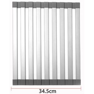 IKODM Large Roll-Up Dish Drainer, Roll-Up Dish Drainer, Sink Cover, Kitchen Sink Accessories, Roll-Up Aluminum Drainer, Foldable, Roll-Up (48×34.5cm) IKODM Large Roll-Up Dish Drainer, Roll-Up Dish Drainer, Sink Cover, Kitchen Sink Accessories, Roll-Up Aluminum Drainer, Foldable, Roll-Up (48×34.5cm)