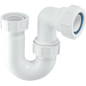Mcalpine - BT3 75mm Water Seal Tubular Low Inlet Swivel 'p' Trap with 1¼' Multifit Outlet Mcalpine - BT3 75mm Water Seal Tubular Low Inlet Swivel 'p' Trap with 1¼' Multifit Outlet