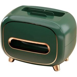 Gotrays - Nordic Tissue Box with Remote Control Holder Large Capacity Paper Box Phone Holder for Home,Green Gotrays - Nordic Tissue Box with Remote Control Holder Large Capacity Paper Box Phone Holder for Home,Green