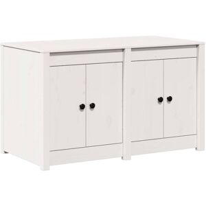 Vidaxl - Kitchen Cabinet White 106 x 55 x 64 cm Solid Pine wood Vidaxl - Kitchen Cabinet White 106 x 55 x 64 cm Solid Pine wood