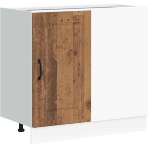Vidaxl - Kitchen Base Cabinet Kalmar Old Wood Engineered Wood Vidaxl - Kitchen Base Cabinet Kalmar Old Wood Engineered Wood