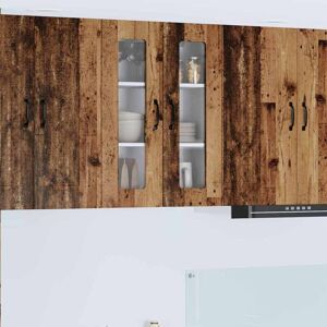 Kitchen Wall Cabinet Old Wood 60 x 31 x 80 cm Engineered Wood vidaXL Kitchen Wall Cabinet Old Wood 60 x 31 x 80 cm Engineered Wood vidaXL