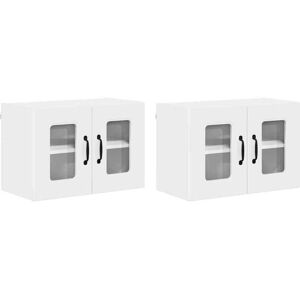 Kitchen Wall Cabinet 2 pcs High Gloss White 60 x 31 x 40 cm vidaXL Kitchen Wall Cabinet 2 pcs High Gloss White 60 x 31 x 40 cm vidaXL