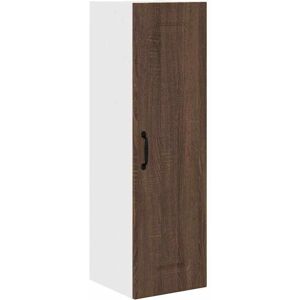 Kitchen Wall Cabinet Brown Oak 30 x 31 x 100 cm Engineered Wood vidaXL Kitchen Wall Cabinet Brown Oak 30 x 31 x 100 cm Engineered Wood vidaXL