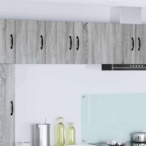 Kitchen Wall Cabinet 2 pcs Grey Sonoma 30 x 31 x 40 cm vidaXL Kitchen Wall Cabinet 2 pcs Grey Sonoma 30 x 31 x 40 cm vidaXL