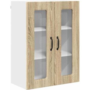 Kitchen Wall Cabinet Sonoma Oak 60 x 31 x 80 cm Engineered Wood vidaXL Kitchen Wall Cabinet Sonoma Oak 60 x 31 x 80 cm Engineered Wood vidaXL