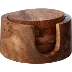 Premier Housewares - Kora Olive Wood Coaster Premier Housewares - Kora Olive Wood Coaster
