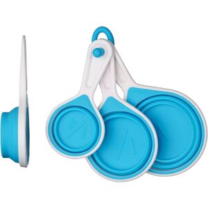 Premier Housewares - Zing Blue Silicone Measuring Cups - Set of 4 Premier Housewares - Zing Blue Silicone Measuring Cups - Set of 4
