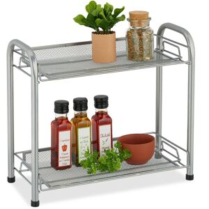 Relaxdays Shelf Organizer - 2 Shelves - Kitchen, Bathroom, Office Relaxdays Shelf Organizer - 2 Shelves - Kitchen, Bathroom, Office