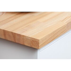 GRAVAHAUS Solid Ash Wood Worktop 3M x 635mm x 40mm - Premium Real Wooden Timber Kitchen Countertop GRAVAHAUS Solid Ash Wood Worktop 3M x 635mm x 40mm - Premium Real Wooden Timber Kitchen Countertop