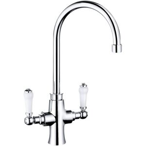 BALTERLEY Traditional Dual Handle Kitchen Mixer Tap, Chrome BALTERLEY Traditional Dual Handle Kitchen Mixer Tap, Chrome