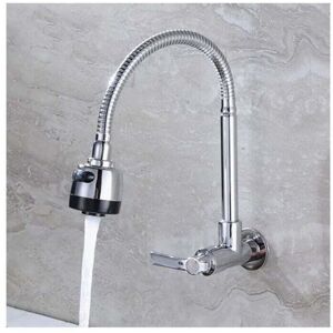 YMYNY Universal Kitchen Sink Faucet, Single Kitchen Sink Faucet, High Quality Brass Kitchen Faucet, Wall Mounted Tap mumu YMYNY Universal Kitchen Sink Faucet, Single Kitchen Sink Faucet, High Quality Brass Kitchen Faucet, Wall Mounted Tap mumu