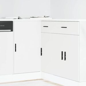 Kitchen Base Cabinet Lyon White Engineered Wood Vidaxl Kitchen Base Cabinet Lyon White Engineered Wood Vidaxl