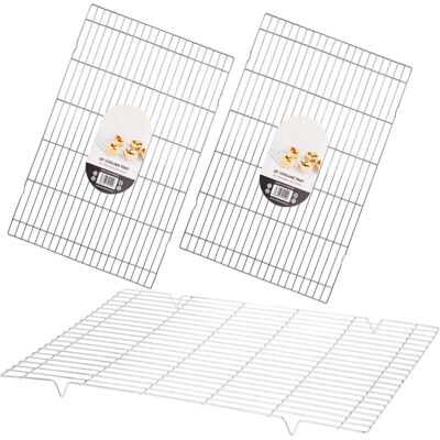 STORM TRADING GROUP 3 x Extra Large 18" Chrome Plated Cooling Rack Cool Freshly Baked Goods STORM TRADING GROUP 3 x Extra Large 18" Chrome Plated Cooling Rack Cool Freshly Baked Goods