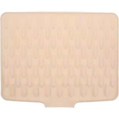 CCYKXA Silicone Draining Mat with Heat-Resistant, Leak-Proof and Non-Slip Edge for Kitchen Worktop or Sink CCYKXA Silicone Draining Mat with Heat-Resistant, Leak-Proof and Non-Slip Edge for Kitchen Worktop or Sink