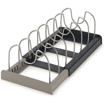 AOUGO Drawerstore Expandable Kitchen Hardware Organizer, Plastic, Kitchen Storage Rack, Plates and Pans Storage Drainer(Grey) AOUGO Drawerstore Expandable Kitchen Hardware Organizer, Plastic, Kitchen Storage Rack, Plates and Pans Storage Drainer(Grey)