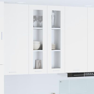 Hanging Cabinet White 60 x 31 x 100 cm Engineered Wood vidaXL Hanging Cabinet White 60 x 31 x 100 cm Engineered Wood vidaXL